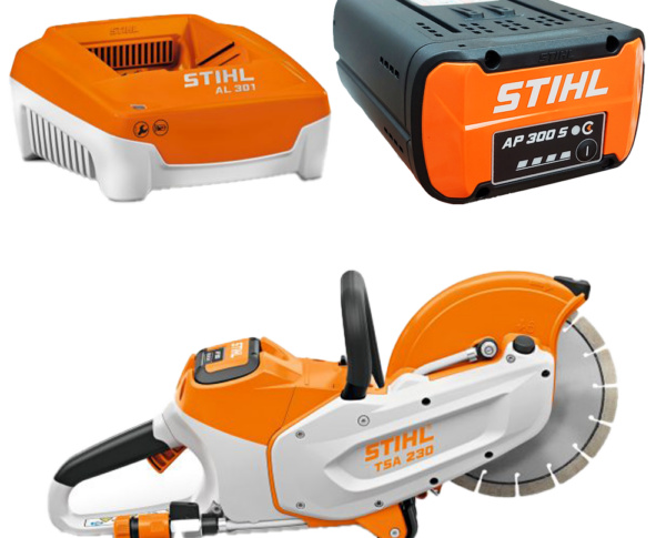 Stihl battery powered cut off saw outlet